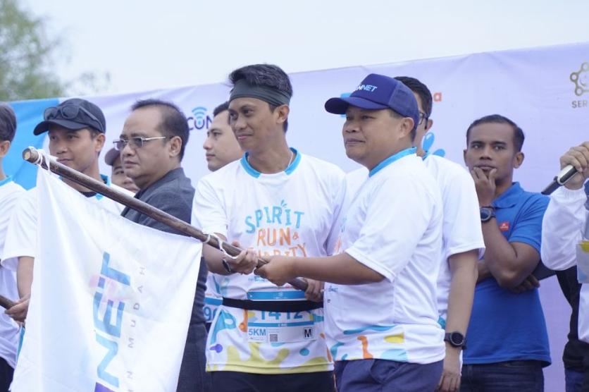 Event Lari Spirit Run & Charity 2024 Bersama Jago Bahasa x ICONNET Di Kampung Inggris Pare